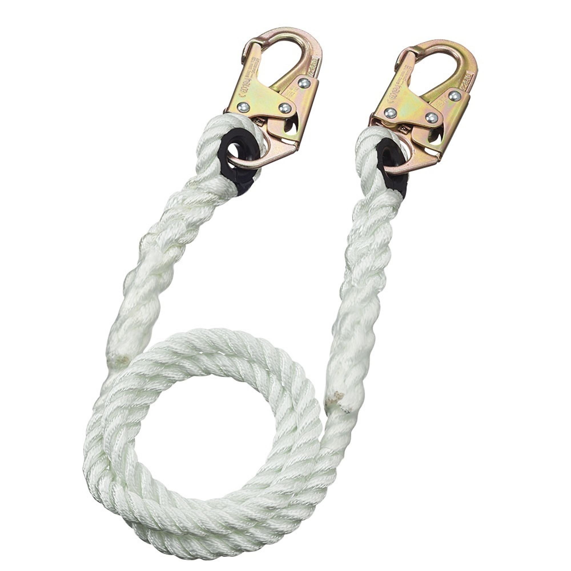 PeakWorks® - Restraint Lanyard with 5/8" Rope - Snap Hooks - 6 FT - Model # V8151006